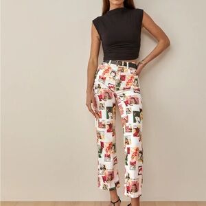 Reformation Comic High Rise Straight Jean